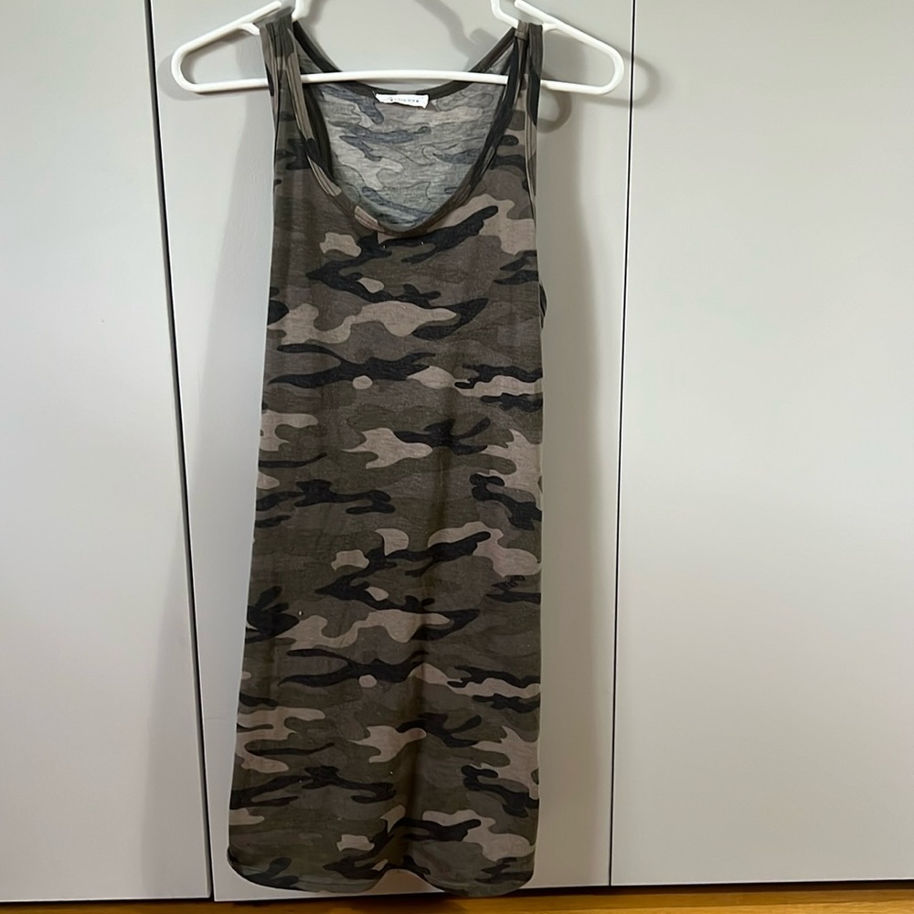 Camo tank dress